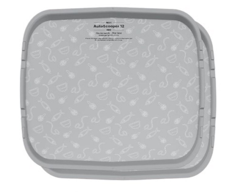 litter pad for autoscooper 12, waterproof scratch-resistant non-stick pad, 15.39 x 13.74 inches, fit
