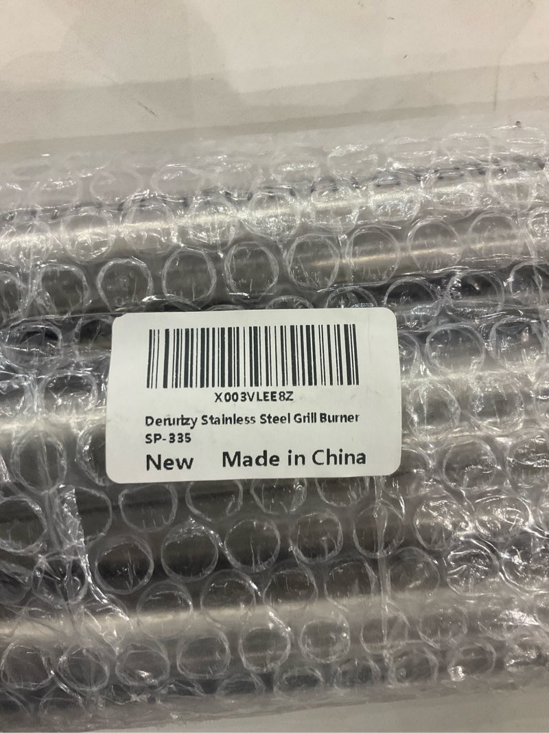 Stainless steel grill burner