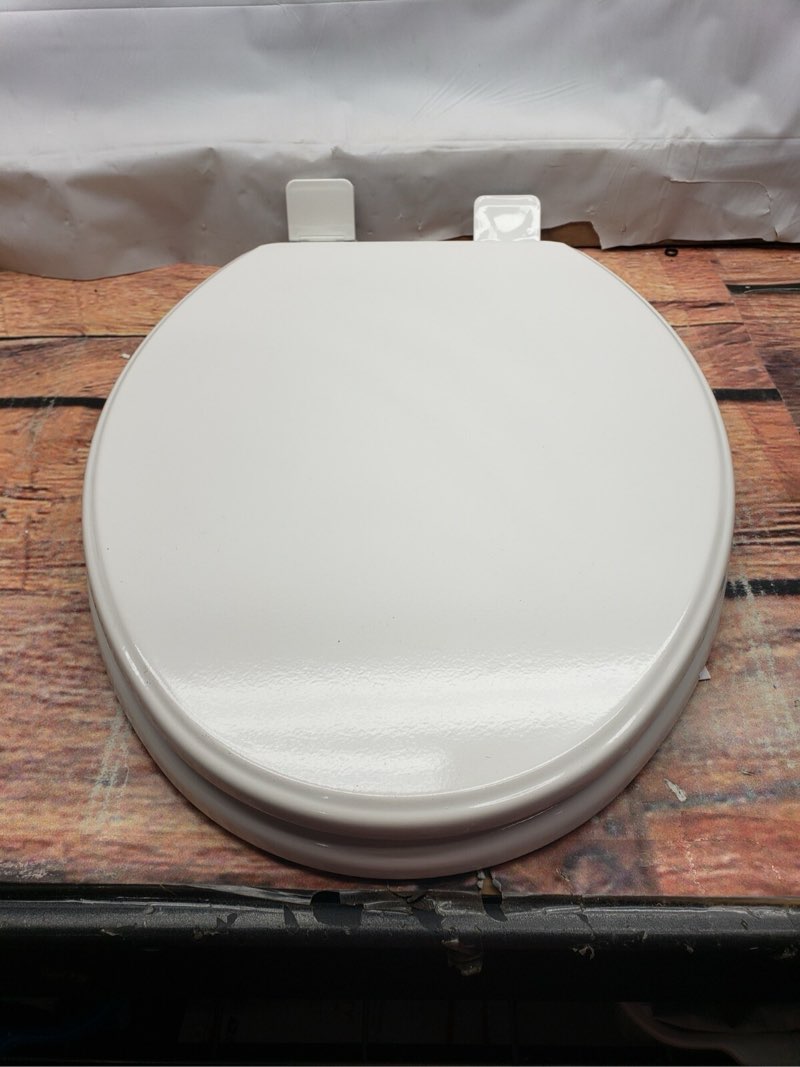 american standard elongated slow close toilet seat in white moments ez clean am4