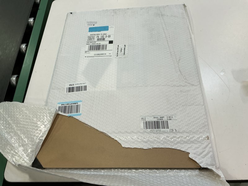 Condition photo showing Good Condition for Black Acrylic Sheet 18" x 24" Cast Plexiglass Panel 1/8" Thick (3mm) Plastic Board for Craft Project, Laser Cutting, Photography, Sign, Pack of 2 18" x 24", 1/8" Thick 2