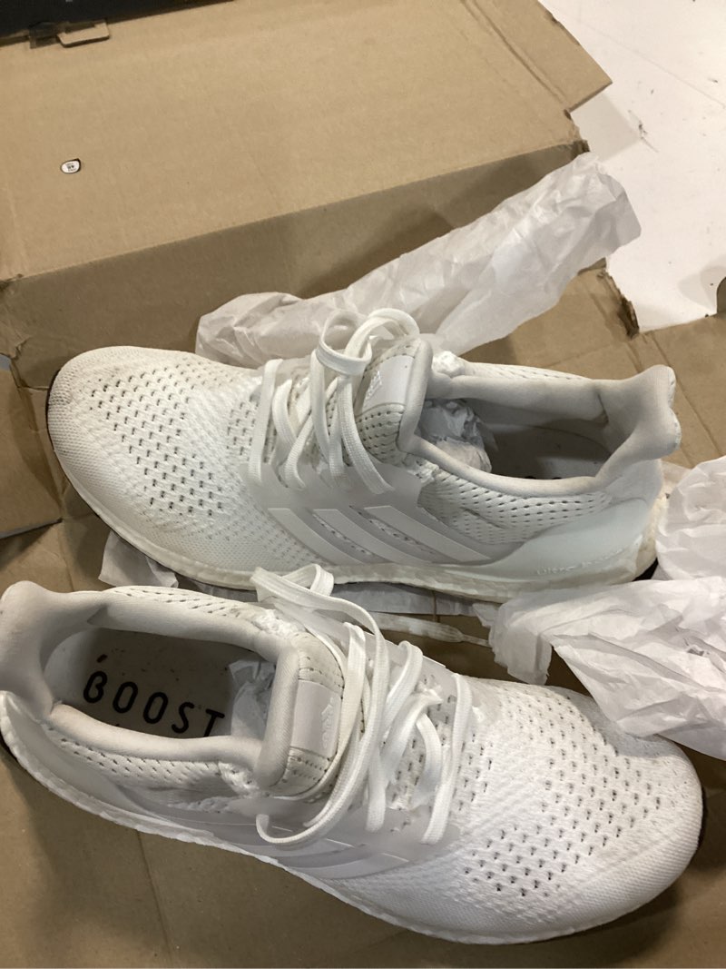 Condition photo showing As Is for adidas men's ultraboost 1.0sneaker, ftwr white ftwr white ftwr white, 8 uk