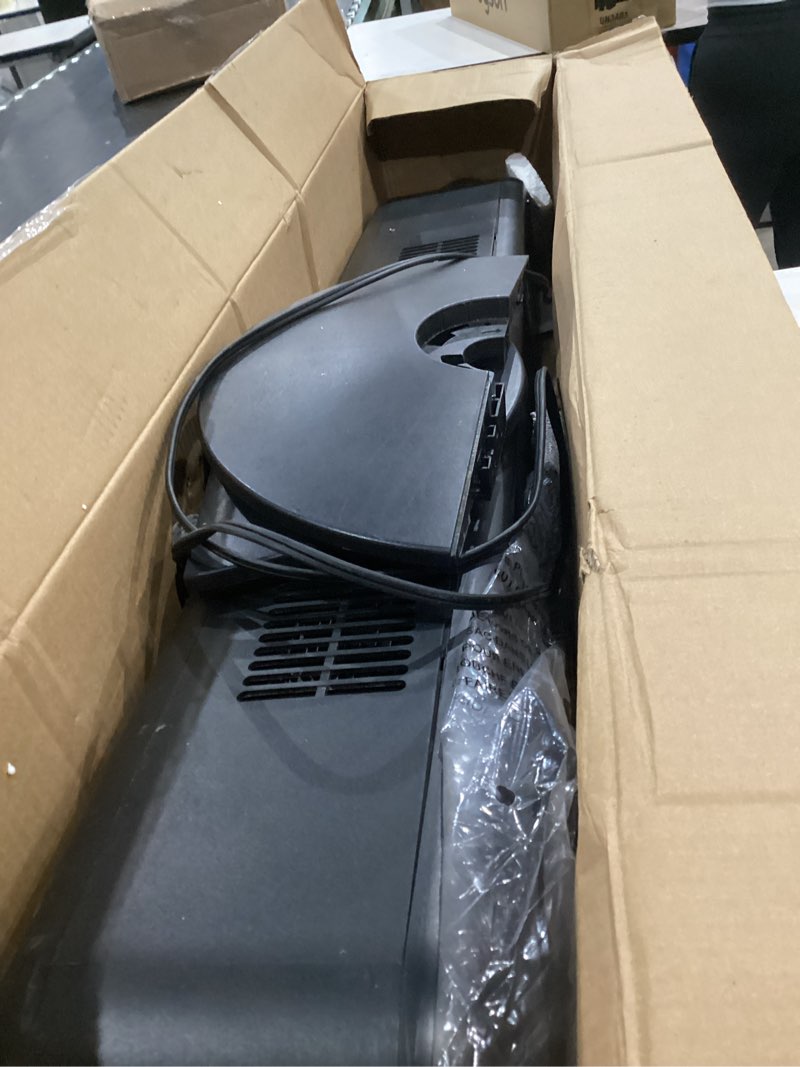 Condition photo showing As Is for dreo tower fan 42 inch,quiet oscillating bladeless fan with remote, 6 speeds, 4 modes, led display, 12h timer, black floor standing fan powerful for indoor home bedroom office room black standard fan