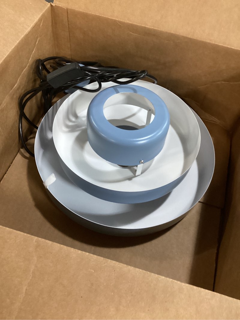 Condition photo showing Good Condition for minimalist scandinavian light blue pendant light, 17.7" large adjustable mid century hanging light for kitchen island dining room modern apartment pantry light blue, large