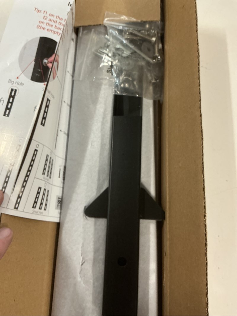 Condition photo showing New/Like New for 6 ft metal yard sign stake, aluminum sign post, lightweight adjustable pole with holes for signs, sleek modern design 72'' holder for outside garden road parking ground(black)