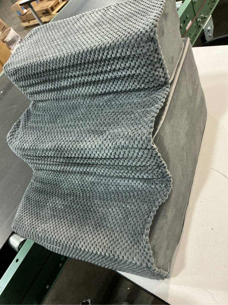 Condition photo showing As Is for Dog Stairs for Small Dogs, 3-Step Non-Slip Pet Stairs for Couch Sofa and Chair, Dog Bed Stairs for Puppy, Older Cat,Grey,13.6" H Grey 3 13.6"H