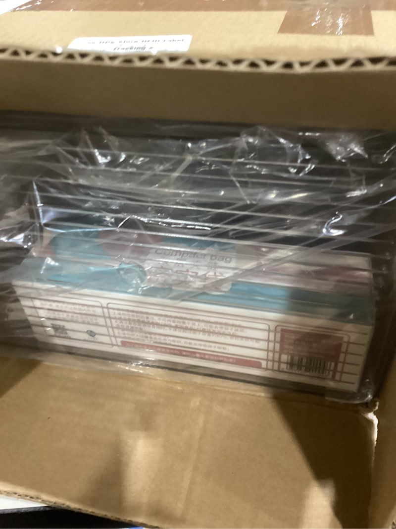 Condition photo showing Good Condition for Stackable Refrigerator Organizer Bins, 6 Pack Clear Kitchen Organizer Container Bins with Handles and 20 PCS Plastic Bags for Pantry, Cabinets, Shelves, Drawer, Freezer - Food Safe, BPA Free 10"L