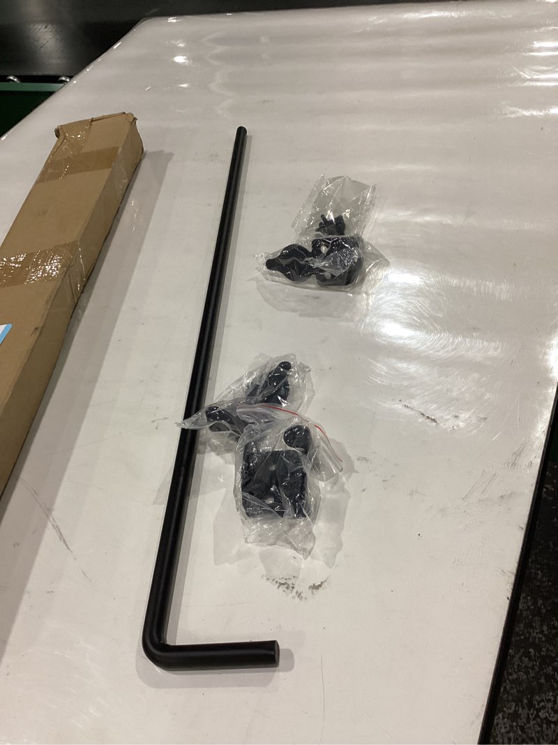 ahyyn 24" cane bolt heavy-duty drop rod for gate, heavy duty gate latch for wooden fence metal gates