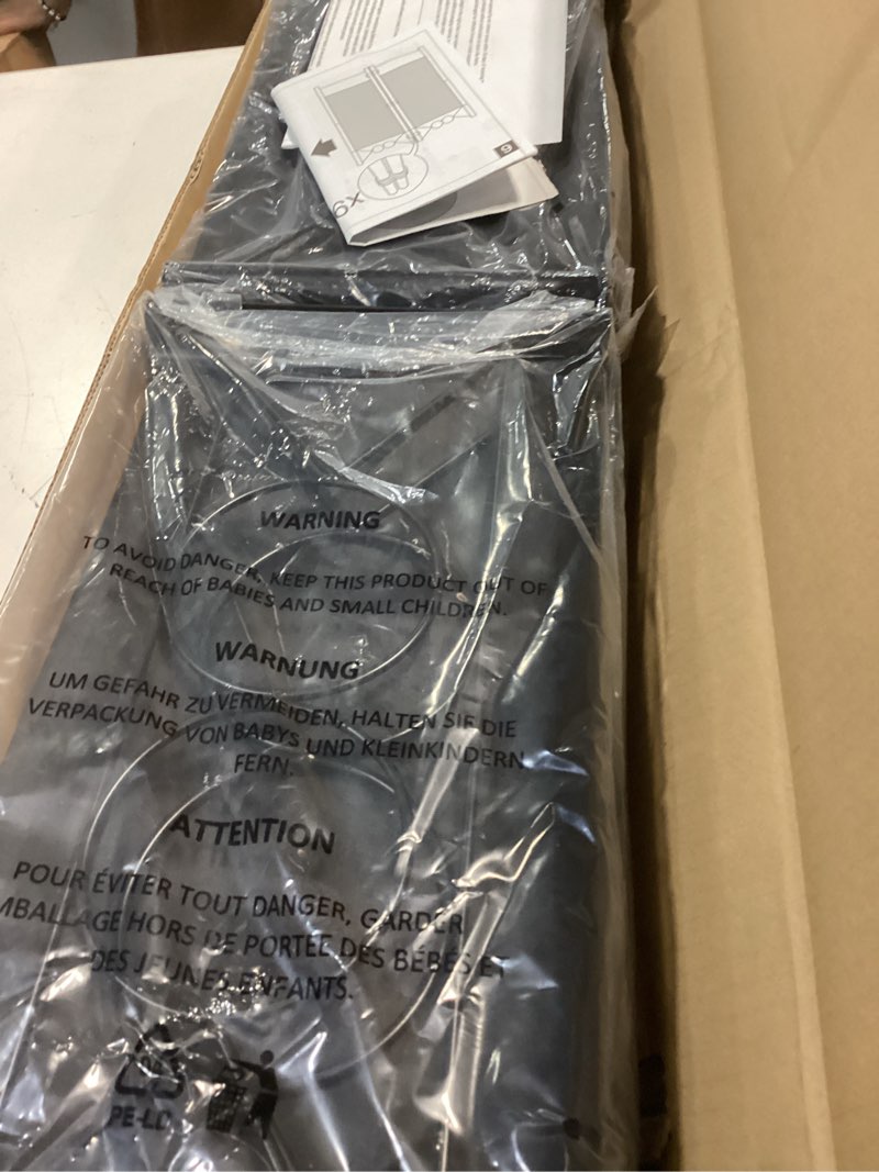 Condition photo showing Good Condition for paylesshere 4 panel room divider 6ft steel frame screen folding privacy divider freestanding partition for home office bedroom,coal black