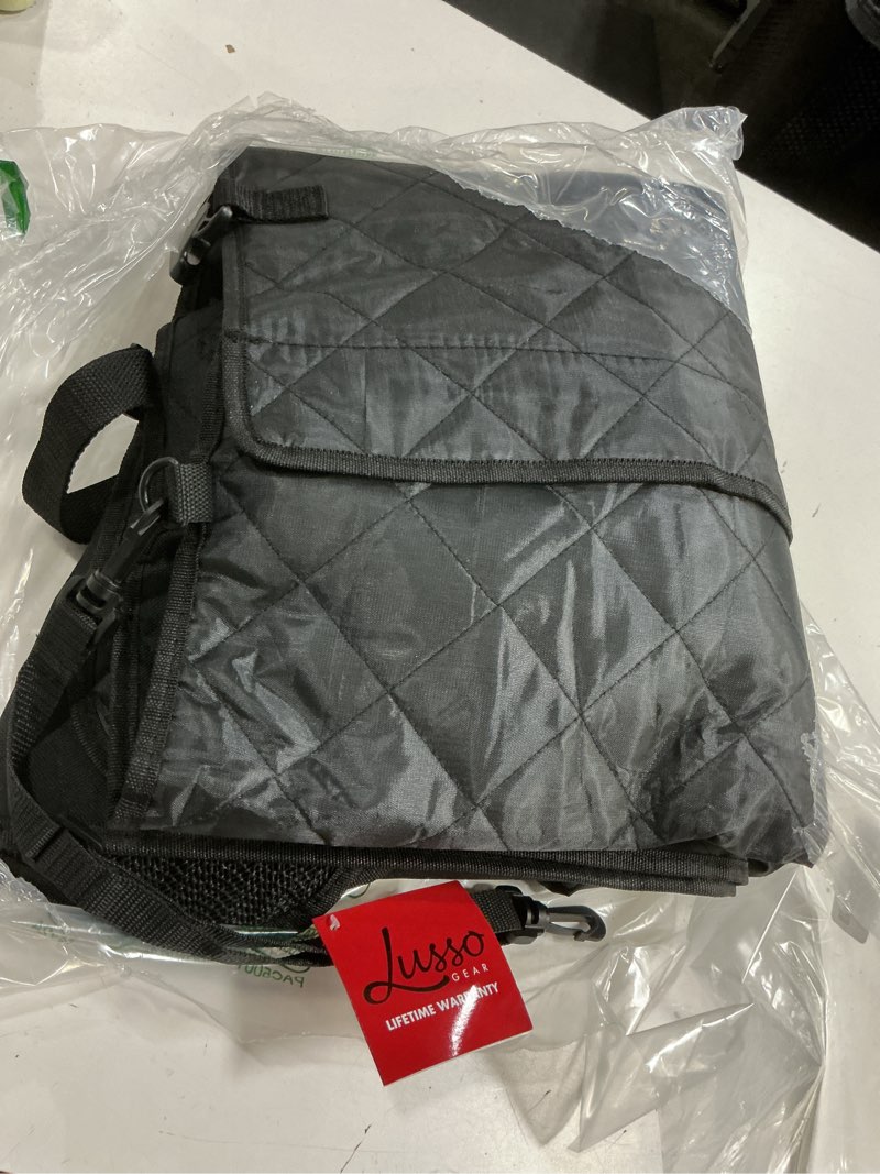 Condition photo showing New/Like New for lusso gear dog car seat cover - waterproof non-slip car back seat protector - rear car seat cover for dogs - universal fit for sedans trucks suvs - scratchproof backseat car cover - machine washable - premium edition - black