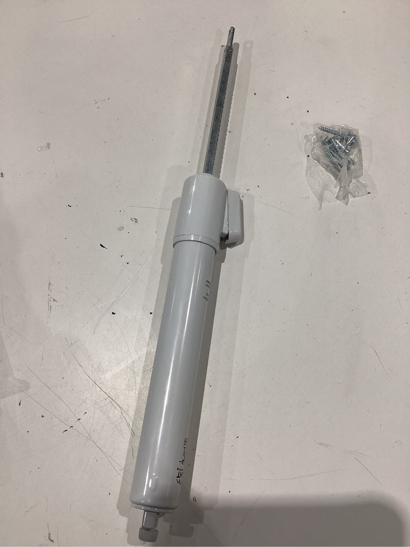 Condition photo showing As Is for ez hold closer, heavy duty white