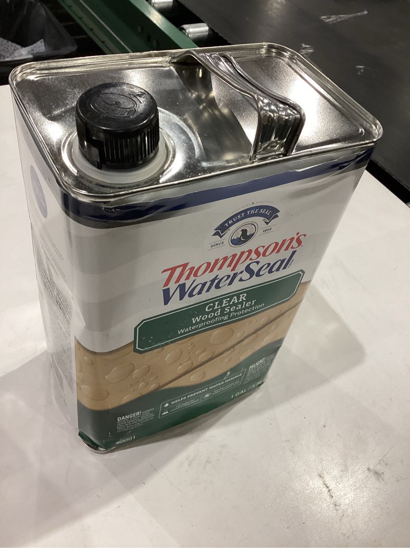 Condition photo showing New/Like New for thompson's waterseal clear wood sealer, clear, 1 gallon