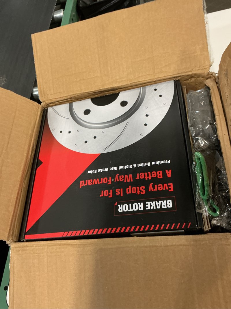 Condition photo showing New/Like New for motorevo front brake rotors kit for camry [2002-2006] geomet coated rotors [10.8in 275mm] app specific [note: size differences-275mm?not 296mm rotors?and 2.4l 3.0l only for 15" wheel] 2002-2006 275mm - 3.0l only for 381mm wheel front