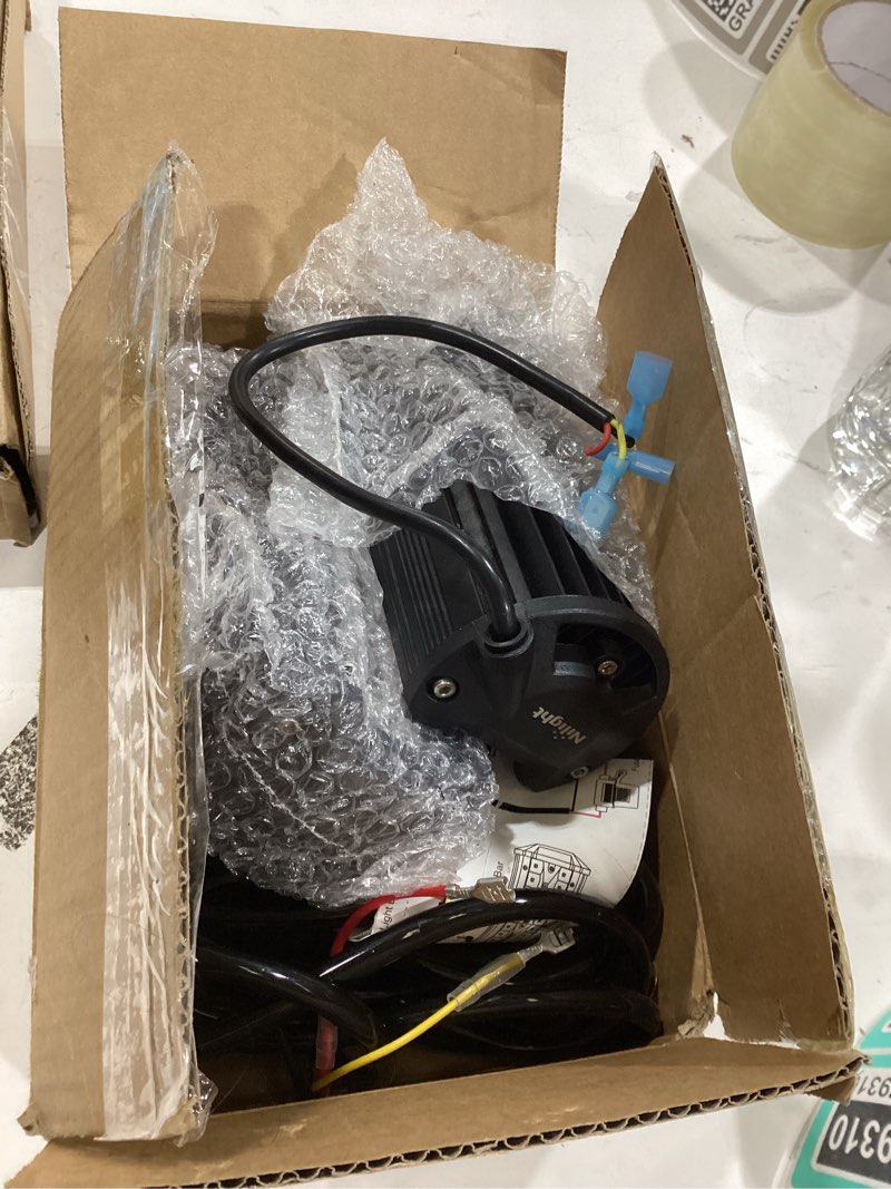 Condition photo showing Good Condition for Nilight 2PCS 6.5 Inch 120W LED Light Bar Amber White Strobe 6 Modes Memory Function Off-Road Truck Car ATV SUV Cabin Boat with 16AWG Wiring Harness Kit-2 Lead Amber&White 6 Modes