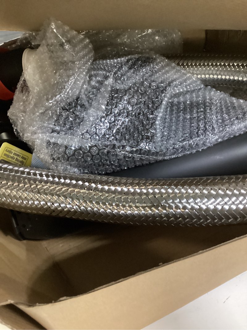 Condition photo showing Good Condition for generator exhaust extension silencer kit with three universal adapters, through-wall mounting plate safely vent exhaust reduce noise by 52%, compatible with all portable generators