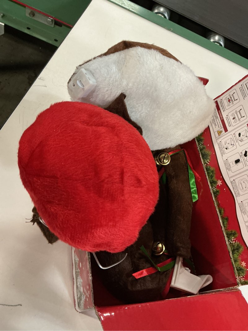 Condition photo showing Good Condition for Christmas Reindeer Antlers Car Decoration Kit, LED Multicolor Lights Nose Vehicle with Jingle Bells Rudolph, Auto Holiday Accessories for SUV Van Truck Decor