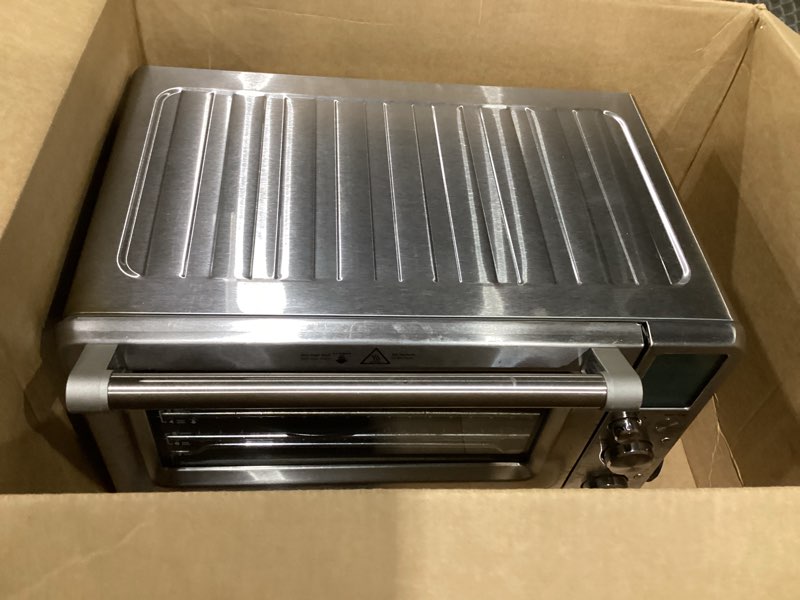 Condition photo showing As Is for not tested breville bov900bss smart oven air fryer pro and convection oven, brushed stainless steel