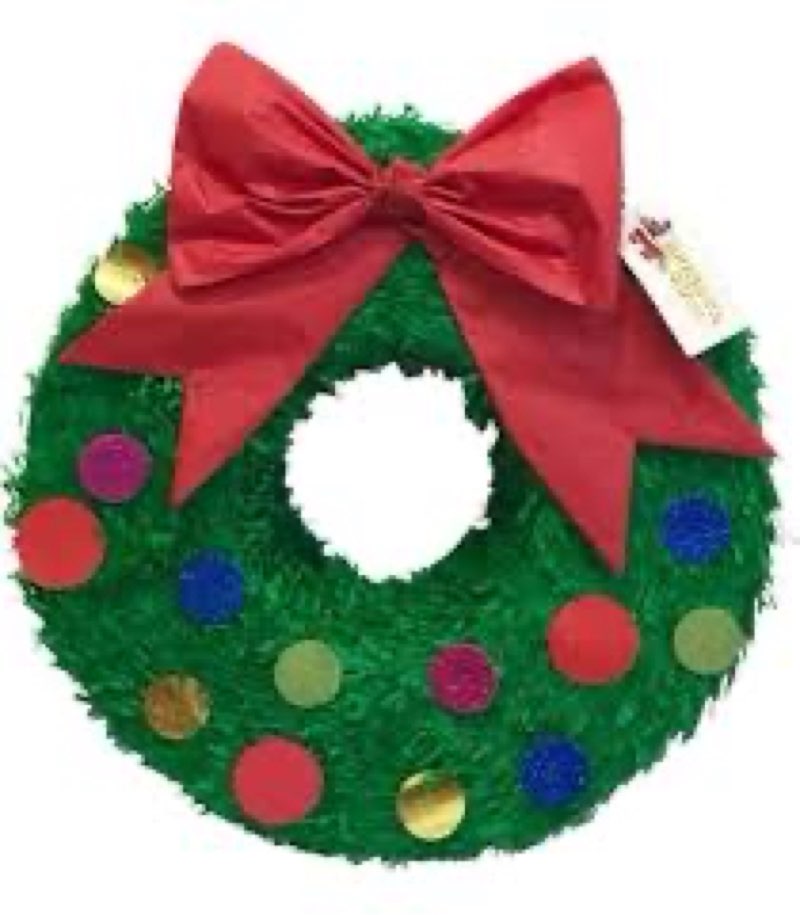 Christmas Wreath Pinata Chrtimas Pinata Christmas Themed Birthday Decorations Party Supplies