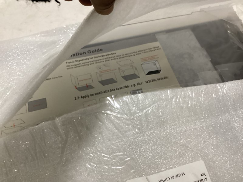 Condition photo showing New/Like New for A+ DESIGN Clear Acrylic Display Case Assemble Collectibles Box Alternative Glass Case for Display Action Figures Home Storage & Organizing Toys (14.5x11x12 inch; 36x27x30 cm) 14.5x11x12 inches