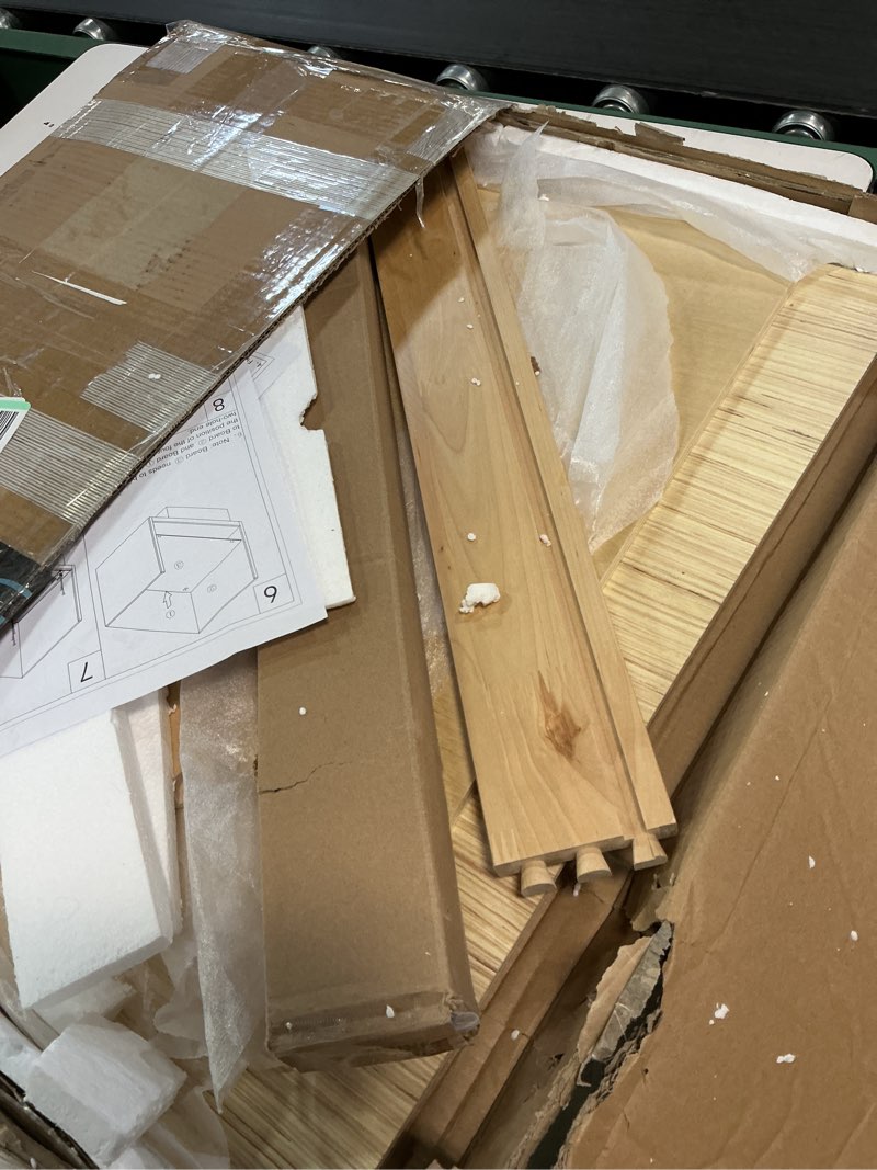 Condition photo showing As Is for WelFurGeer Soft Close Pull Out Drawer for Kitchen Cabinets, 20" W x 21" D Pull Out Cabinet Organizer, Heavy-Duty Cabinet Organizer with Easy Installation, Space-Saving Pullout Drawer for Home, Kitchen 20''W x21''D Natural Birch Wood 6'' H