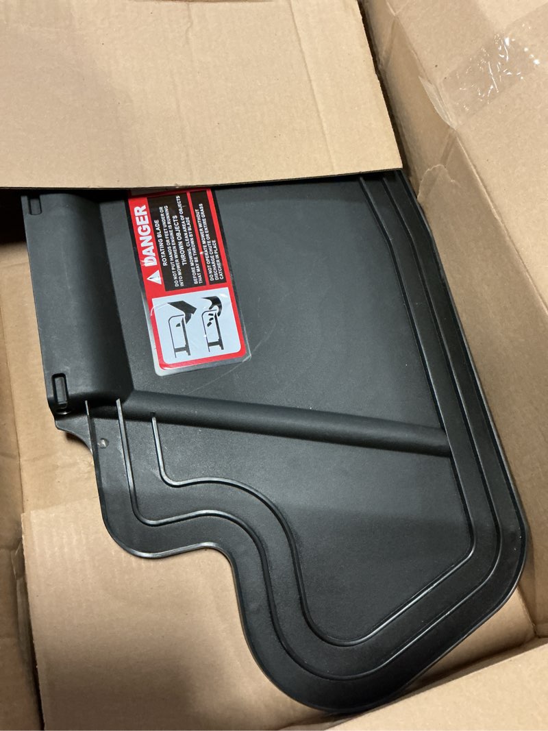 Condition photo showing Good Condition for tca21073 discharge chute kit w/mounting hardware compatible with john-deere ztrak z 930 920 915 910 for quik-trak 657 647, ztrak z710a, z910a, z915, z920 series lawn mower