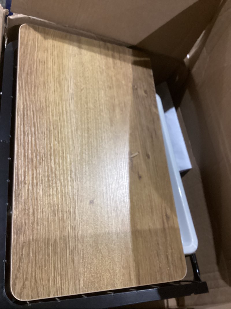 Condition photo showing As Is for Fruit Basket for Kitchen 4 Tier Stackable Fruit Vegetable Storage Baskets with Wheels Metal Wire Storage Basket Organizer Cart for Kitchen Livingroom Diningroom Office, Black 4 tiers