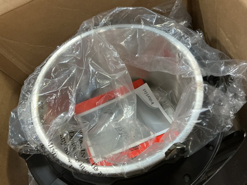 Condition photo showing Good Condition for Instant Pot Pro (8 QT) 10-in-1 Pressure Cooker, Slow Cooker, Rice/Grain Cooker, Steamer, Sauté, Sous Vide, Yogurt Maker, Sterilizer, and Warmer, Includes App with Over 800 Recipes, Black 8 Quarts