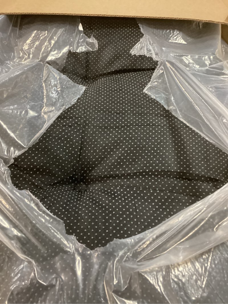 Condition photo showing Good Condition for ksiia washable dog bed deluxe plush dog crate beds comfy kennel pad anti-slip pet sleeping mat for large, jumbo, medium, small dogs breeds, 35" x 23", dark grey dark grey 35.0"l x 23.0"w x 3.5"th