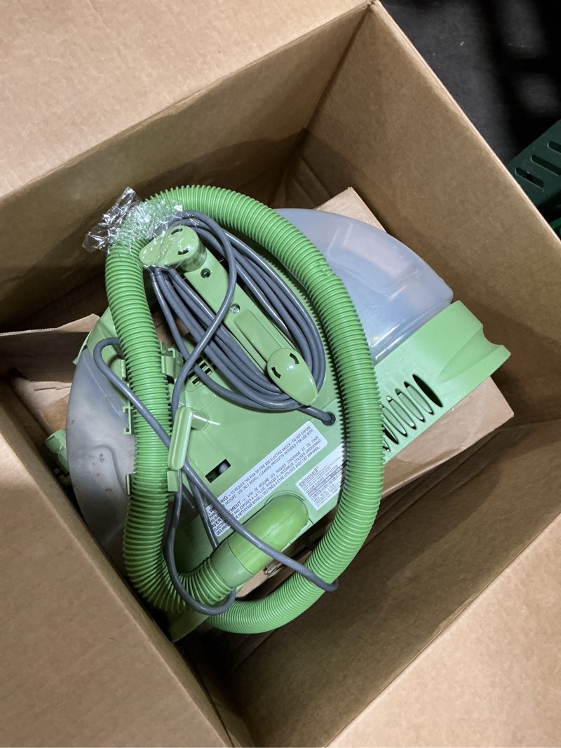 Condition photo showing As Is for bissell® little green® max pet portable carpet and upholstery deep cleaner, car/auto detailer, with self-cleaning tough stain tool and pet hair removal tool (3860) little green max pet