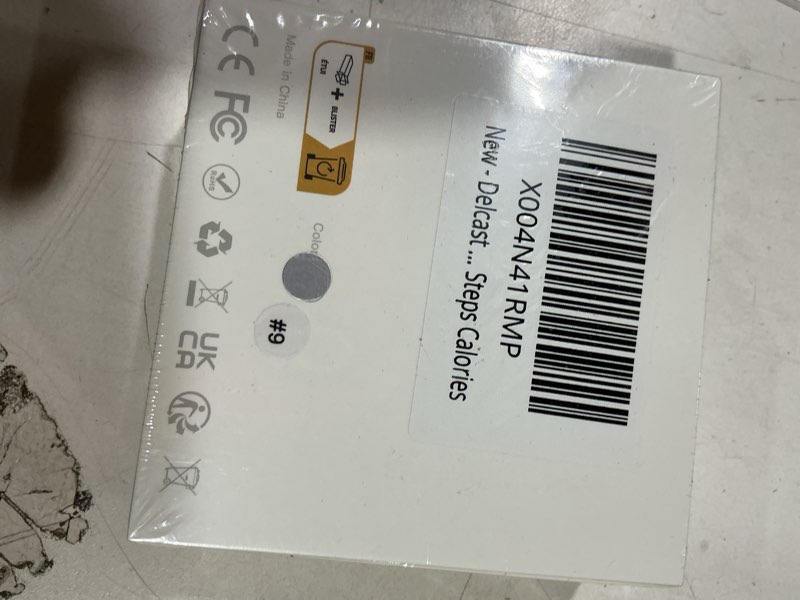 Condition photo showing New/Like New for Delcast Smart Ring for Women Men-Wearable Fitness Tracker with Sleep Tracking Heart Rate Healthy Monitor Ring Activity Monitoring Steps Calories 9 Silver