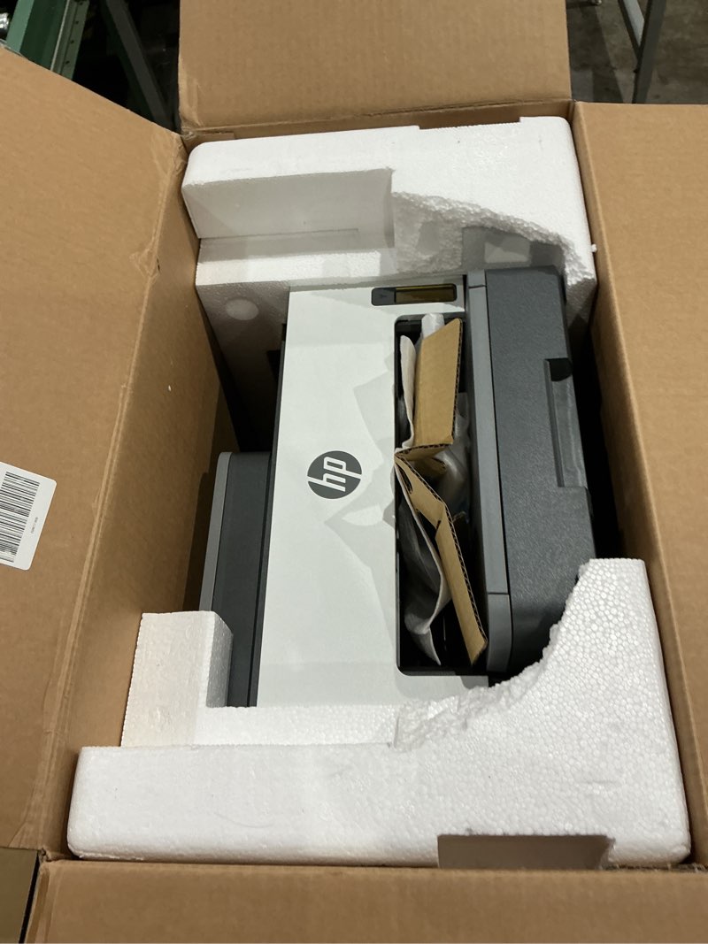 Condition photo showing As Is for hp smart tank 7301 wireless all-in-one ink tank printer, scanner, copier with 2 years of ink included, best-for-home office, cartridge-free refillable, ai-enabled (28b70a)