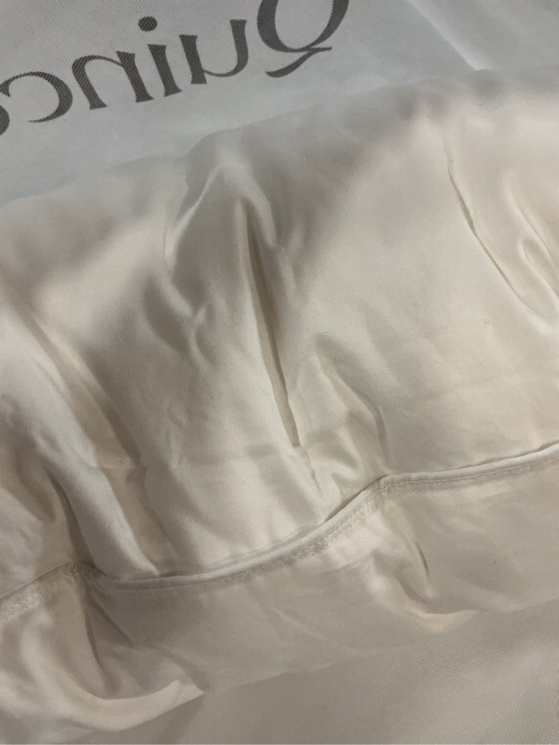 Condition photo showing New/Like New for quince standard 100% polyester pillow