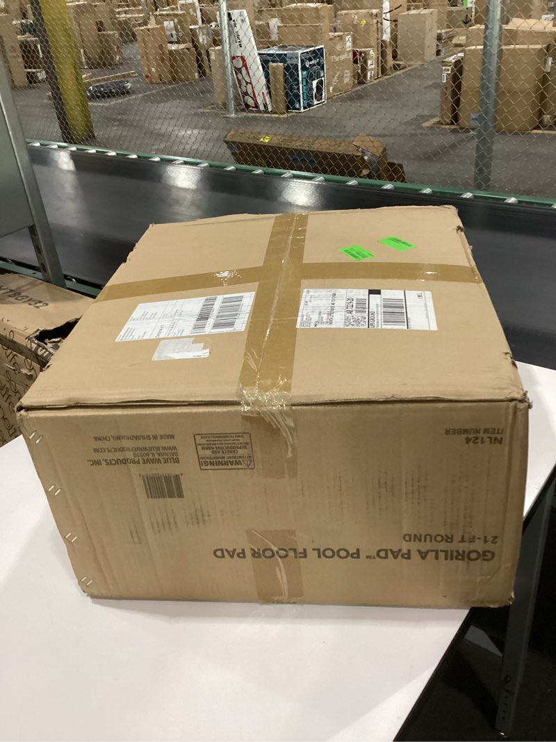 Condition photo showing New/Like New for Blue Wave 21-Feet Round Liner Pad for Above Ground Pools,Gray