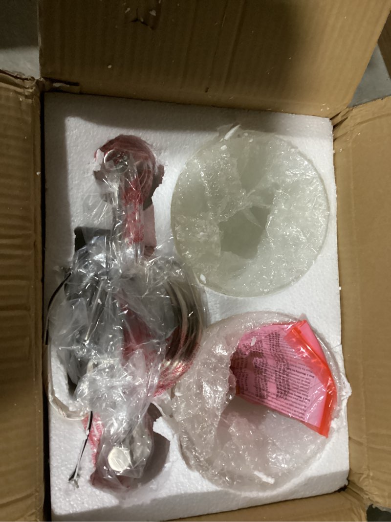 Condition photo showing Good Condition for LOUSACE 2 Light Bathroom Vanity Light Brushed Nickel Bathroom Lighting Fixtures Over Mirror with Opal White Frosted Glass, Vintage Traditional Wall Lighting Fixture Satin Nickel Vanity Lights Brushed Nickel 15.1'' - 2 Lights