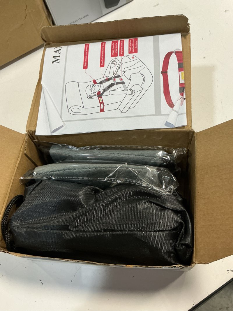 Condition photo showing New/Like New for duythy airplane harness for toddlers with soft shoulder pad child airplane safety travel harness for kids baby travel essentials for flying with toddler must haves toddler plane essentials