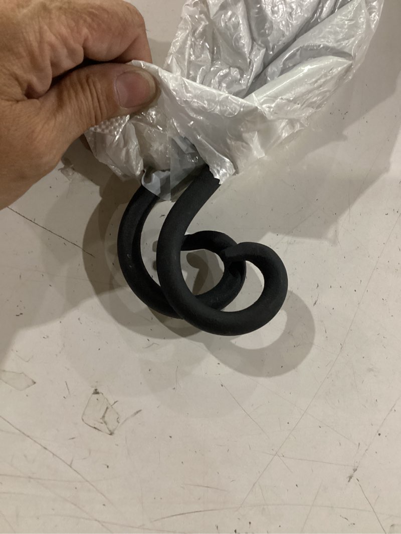 Condition photo showing Good Condition for ajart bird feeder hanger of swivel hanging plant bracket for outdoor(black) more suitable for outside birdhouses plant hooks (16"-2pcs) 16 inch a-2pcs