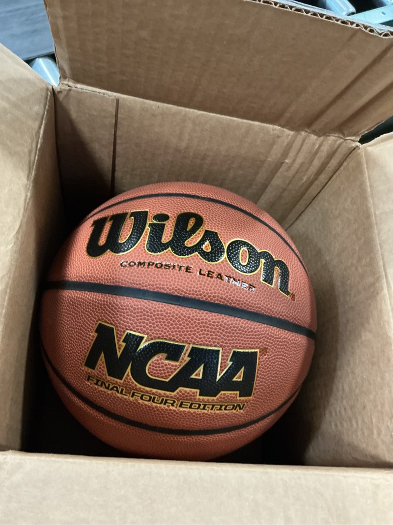 Condition photo showing As Is for Wilson NCAA Final Four Basketball - 29.5" and 28.5" Size 7 - 29.5"