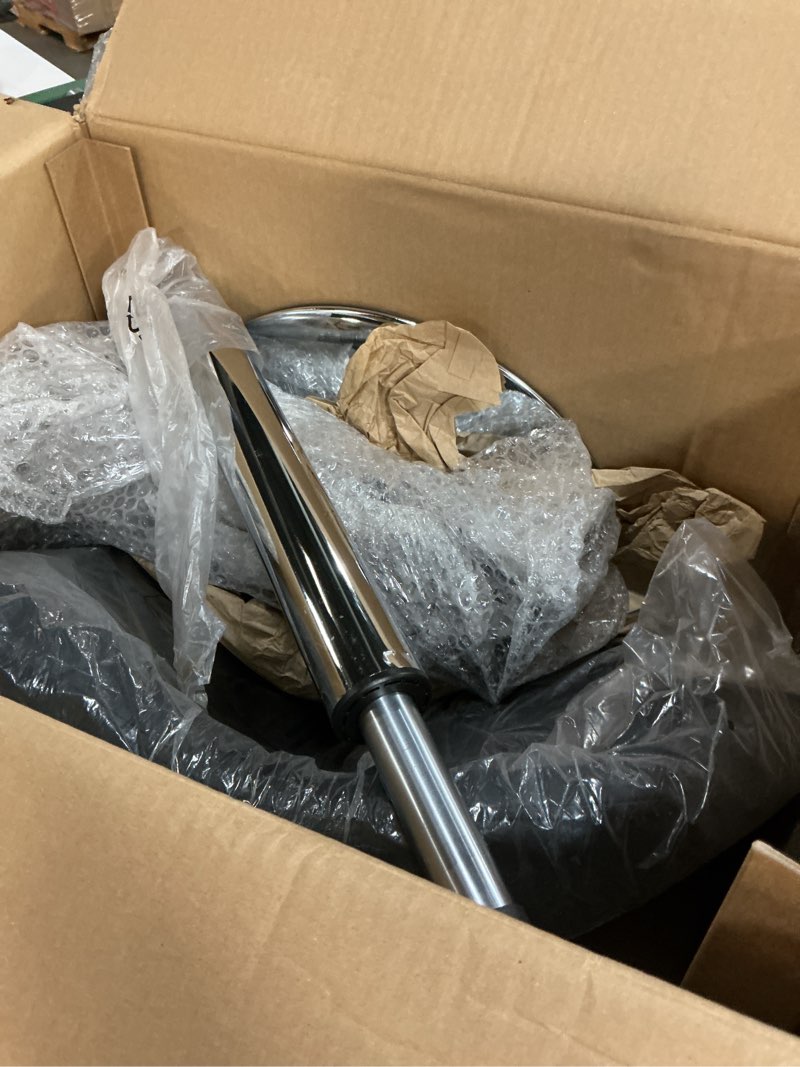 Condition photo showing As Is for ((imcomplete))fdw bar stools set of 2 bar stools swivel stool height adjustable bar chairs with back pu leather swivel bar stool kitchen counter stools dining chairs (black)