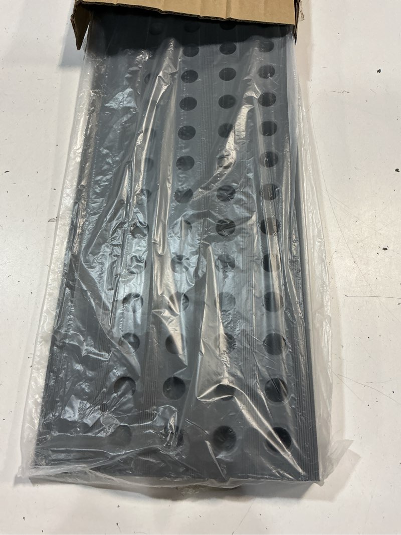 Condition photo showing Good Condition for 1.2" rise rubber threshold ramp for doorways heavy duty wheelchair ramp, non-slip 1 pack gray native rubber power handicap ramp for door threshold wheelchair scooter ramp curb ramp (sw-tpr32) straight 32
