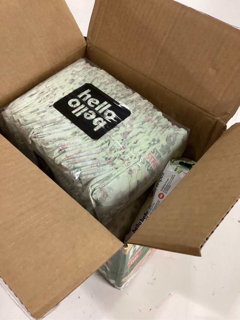 Condition photo showing New/Like New for (Size:3)Hello Bello Dr. Seuss Baby Grinch Premium Diapers, Size 3 (14-24 lbs), 66ct Plus Bonus Wipes: Softness & Protection for Sensitive Skin (Packaging May Vary) Size 3 Dr. Seuss Baby Grinch