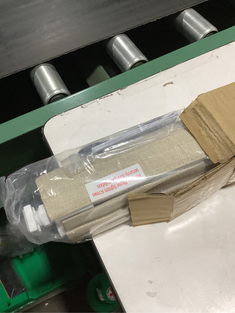 Condition photo showing New/Like New for unishades 100% blackout no tools no drill cordless roman shades for windows, size 25 3/4" w × 60" h (for windows 26" w × 60" h) blackout - beige blackout - beige 26" w × 60" h