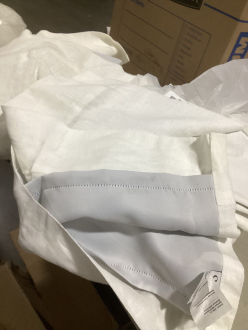 Condition photo showing Good Condition for european linen blackout curtains 48”x96”