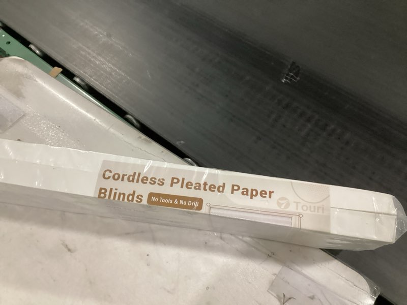 Condition photo showing New/Like New for 6 Packs Temporary Blinds for Indoor Windows, Light Filtering Paper Shade, Easy to Cut and Install, 36" W x 72" L, Black Out Window Cover with 12 Clips, White