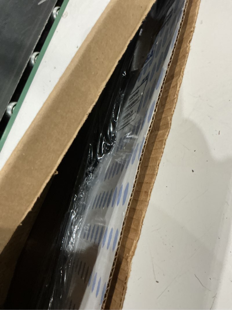 Condition photo showing As Is for side window visor wind vent deflector, 4pcs out-channel tape-on nice looking rain guards set fit for 2015-2022 ford f-150,17-23 f250/f350/f450/f550 super duty extended cab (supercab) 94974 15-22 extended cab (supercab) (dark smoke)