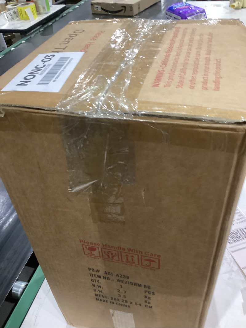 Condition photo showing New/Like New for Emliviar Large Outdoor Pendant Light for Porch, 21 Inch Outdoor Hanging Light, Black Finish with Water Glass Shade, WE215HM BG L- Black - 21 Inch