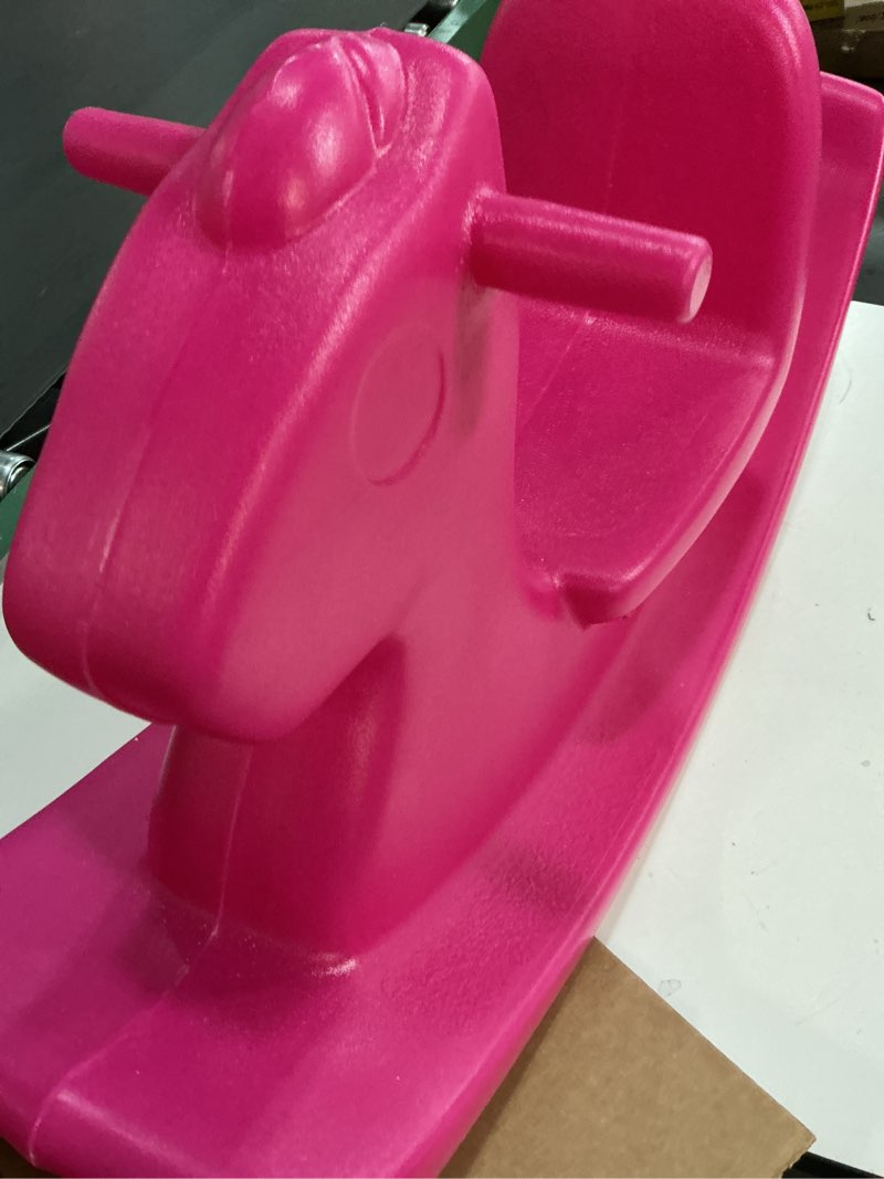 Condition photo showing Good Condition for Little Tikes Rocking Horse Magenta Small