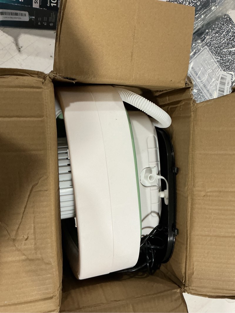 Condition photo showing As Is for portable washing machine,12l mini washer with foldable design, has 3 smart modes for travel,apartment,baby clothes,socks camping, rv (green)