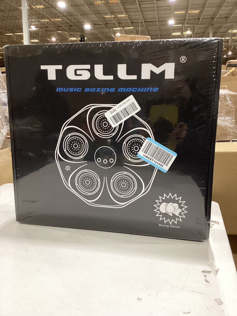 Condition photo showing New/Like New for Music Boxing Machine, Interactive Punching Trainer with Boxing Gloves, Large Size Wall Mounted Electronic Boxing Target for Adult Kids, 9 Modes & 9 Speeds