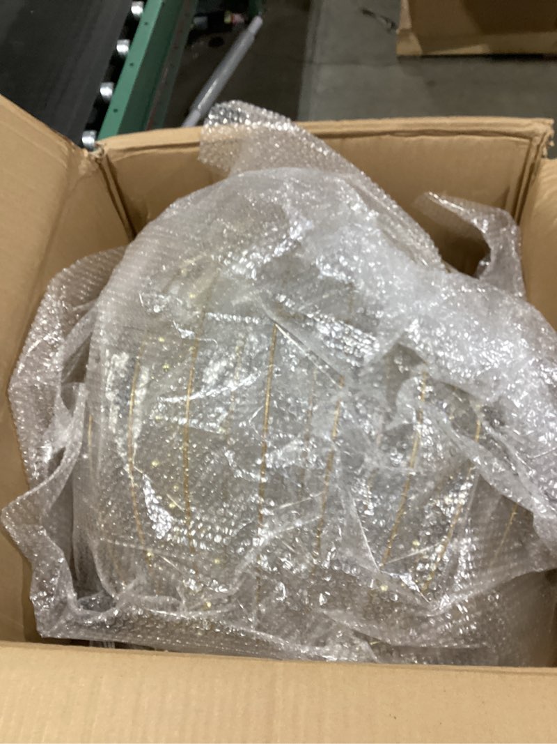 Condition photo showing Good Condition for Set of 3 Christmas LED Light Balls, Hanging Tree Globe Lights - Fold Flat Metal Frame, Indoor/Outdoor Decoration (Warm White)