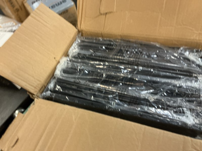 Condition photo showing New/Like New for Under Bed Storage with Wheels, 4-Pack Under Bed Storage Containers with Clear Lids, XXL 60L Under the bed storage Organizer Bins, Rolling Under Bed Metal Drawer for Clothes,Shoes,Toys (Black) Black 4 Pack