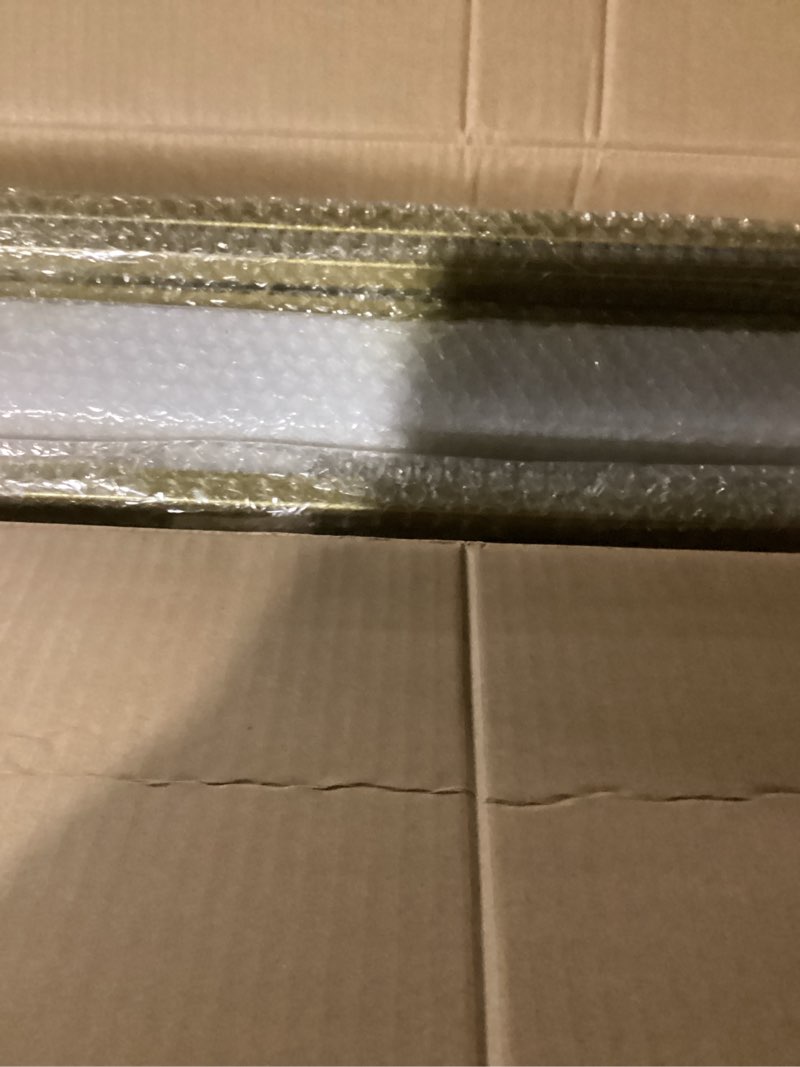 Condition photo showing Good Condition for Bar Cart Gold with Bottle Storage and Wine Glass, Rolling Serving Bar Cart on Wheels Indoor & Outdoor, Patio, Gold Kitchen Serving Cart for Party(3-Tier) 3 Tier Cart